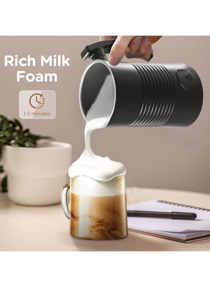 AROAQ Electric Milk Frother, Automatic Milk Frother for Hot and Cold, 4-in-1 Milk Frother, Quick Foaming, 304 Stainless Steel, 350 ml, Non-Stick Coating - Image 5