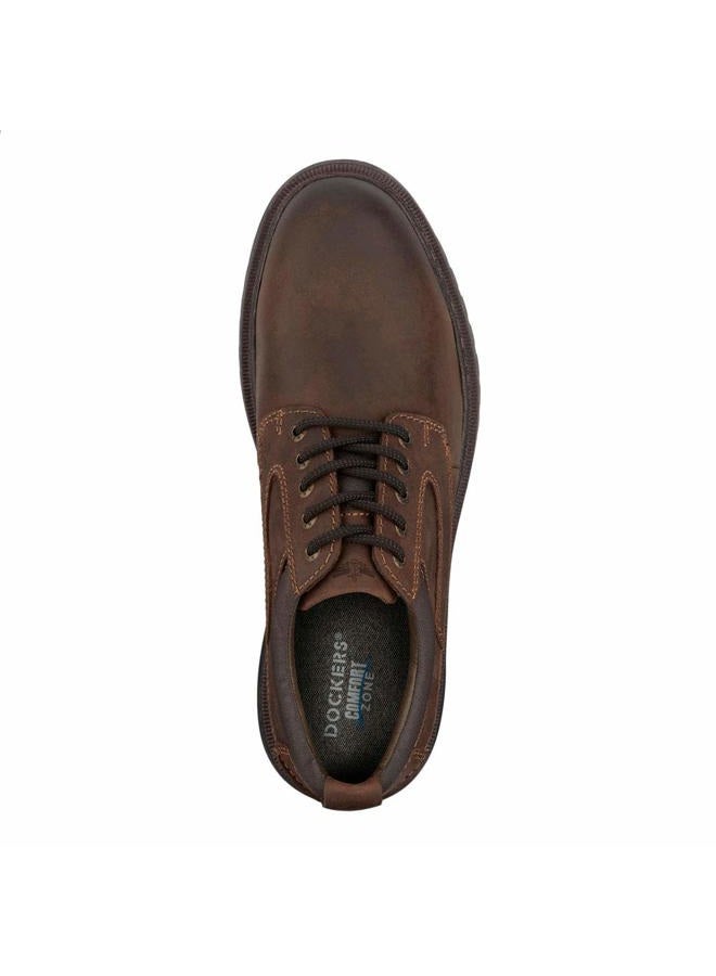 DOCKERS Men's Warden Oxford, Brown, 8.5 UK - Image 2