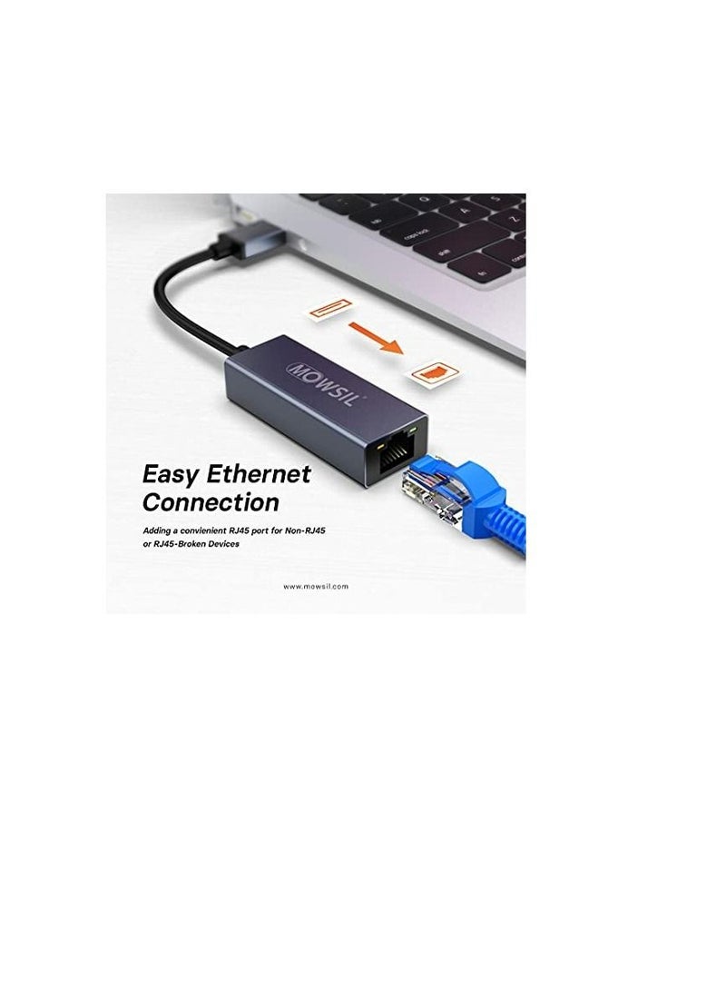 MOWSIL Gigabit Ethernet Network Adapter USB 3.0 to RJ45 GIGA CONVERTER - Image 3
