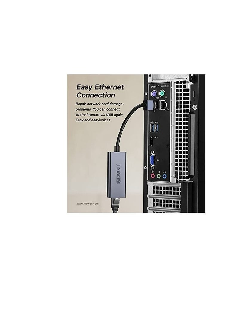 MOWSIL Gigabit Ethernet Network Adapter USB 3.0 to RJ45 GIGA CONVERTER - Image 4