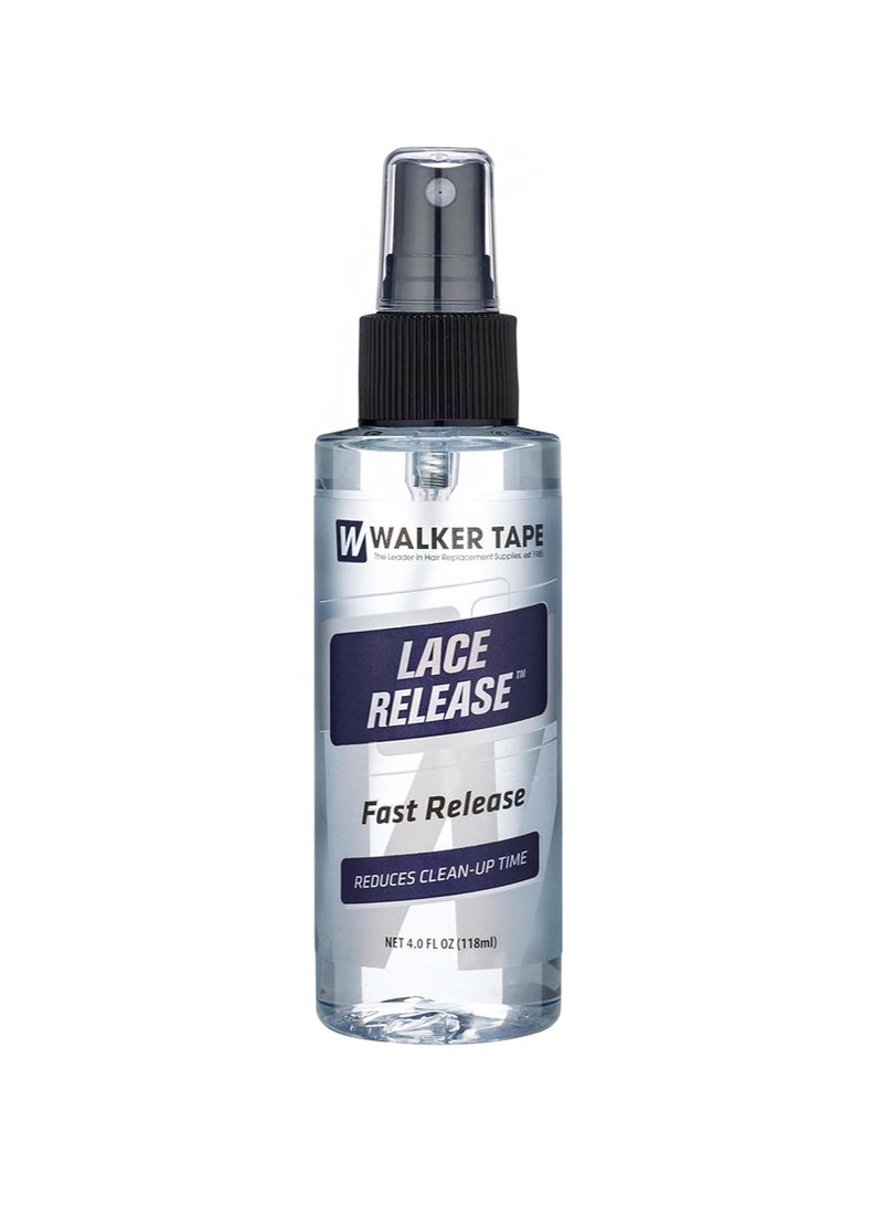 Walker Tape Lace Release Spray 118ml Solution for Mesh Systems, Skin-Safe Adhesive Lifter for Delicate Bases, Gentle Lace Glue Remover Support in Toupee Care and Hairpiece Installations - Image 1