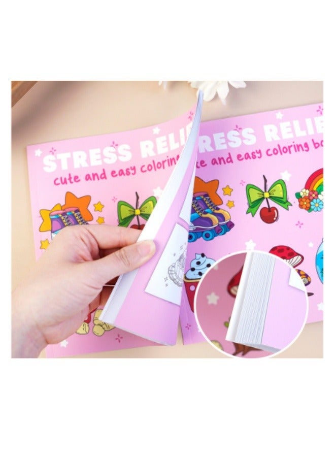 STRESS RELIEF Coloring Book Adult And Teen Drawings - Image 4