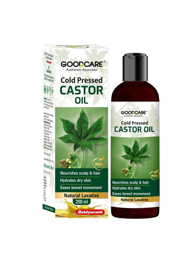 GOOD CARE GOODCARE Pure Cold Pressed Castor Oil | Natural Laxative | Helps Relieve Constipation | For Hair Growth and Skin Care | Helps Hydrate Skin and Strengthens Hair - 200 ml - Image 1