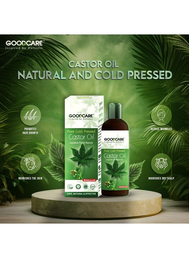 GOOD CARE GOODCARE Pure Cold Pressed Castor Oil | Natural Laxative | Helps Relieve Constipation | For Hair Growth and Skin Care | Helps Hydrate Skin and Strengthens Hair - 200 ml - Image 4