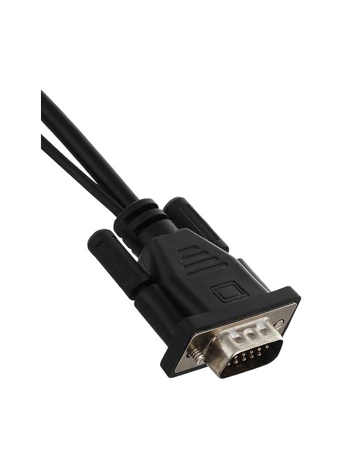 ماركة غير محددة كابل شاشة VGA الى HDMI‏ انثى مع محول صوت، موديل، عدد المنافذ: 1 متعدد الألوان  - Image 3