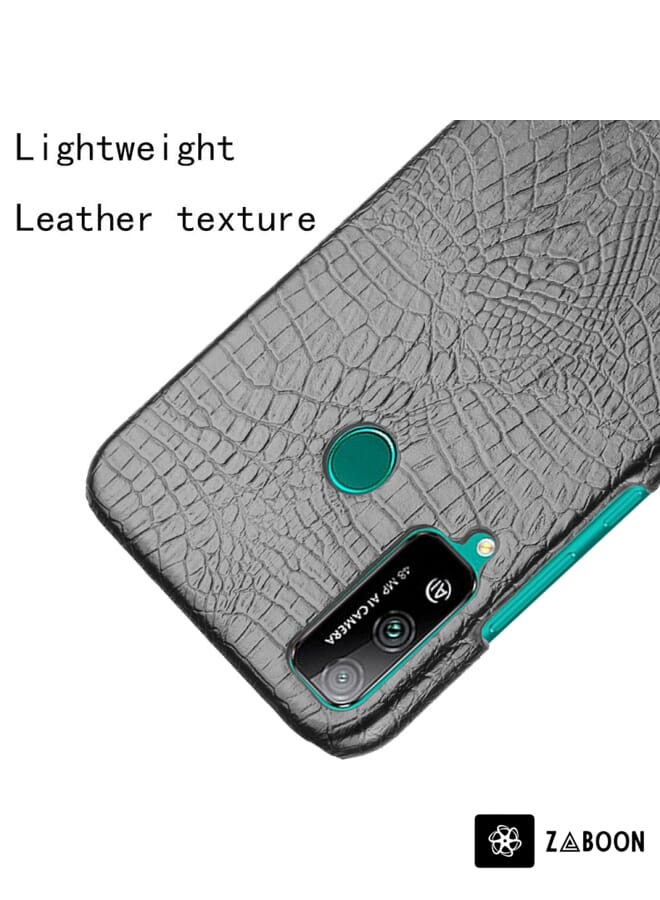 Zaboon Protective Case Cover For Huawei Honor Play 4T Shockproof Crocodile Texture PC + PU Case - Image 4