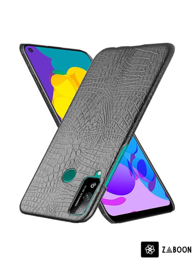 Zaboon Protective Case Cover For Huawei Honor Play 4T Shockproof Crocodile Texture PC + PU Case - Image 2