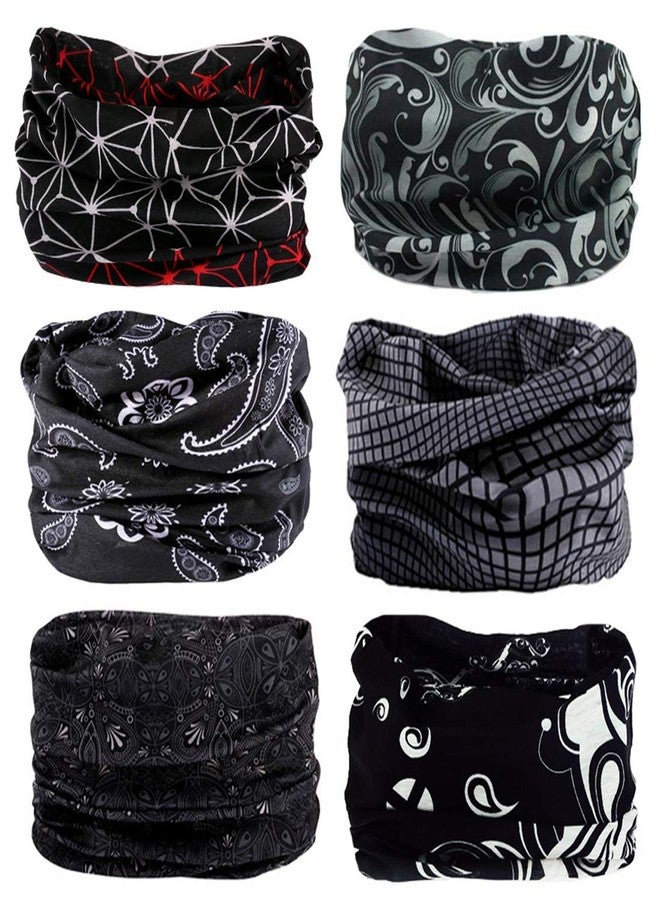 RedMaple Seamless Multifunctional Headwear Bandana Scarf - Elastic Tube Magic Headband Gaiter Balaclava for Yoga Running Hiking Cycling - Image 1