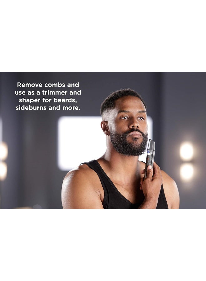 Micro Touch Titanium Trim, Lighted Hair Cutting Tool and Body Groomer - Image 4