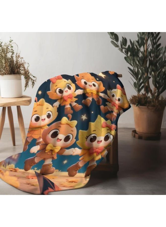 general Wisdom Fairy (latest) flannel thin blanket (warm and comfortable, suitable for sleep, game use, dust and sandproof) 150cm*200cm - 34 - Image 3