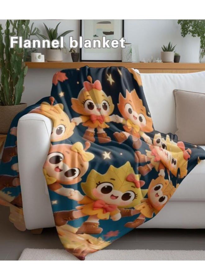 general Wisdom Fairy (latest) flannel thin blanket (warm and comfortable, suitable for sleep, game use, dust and sandproof) 150cm*200cm - 34 - Image 4