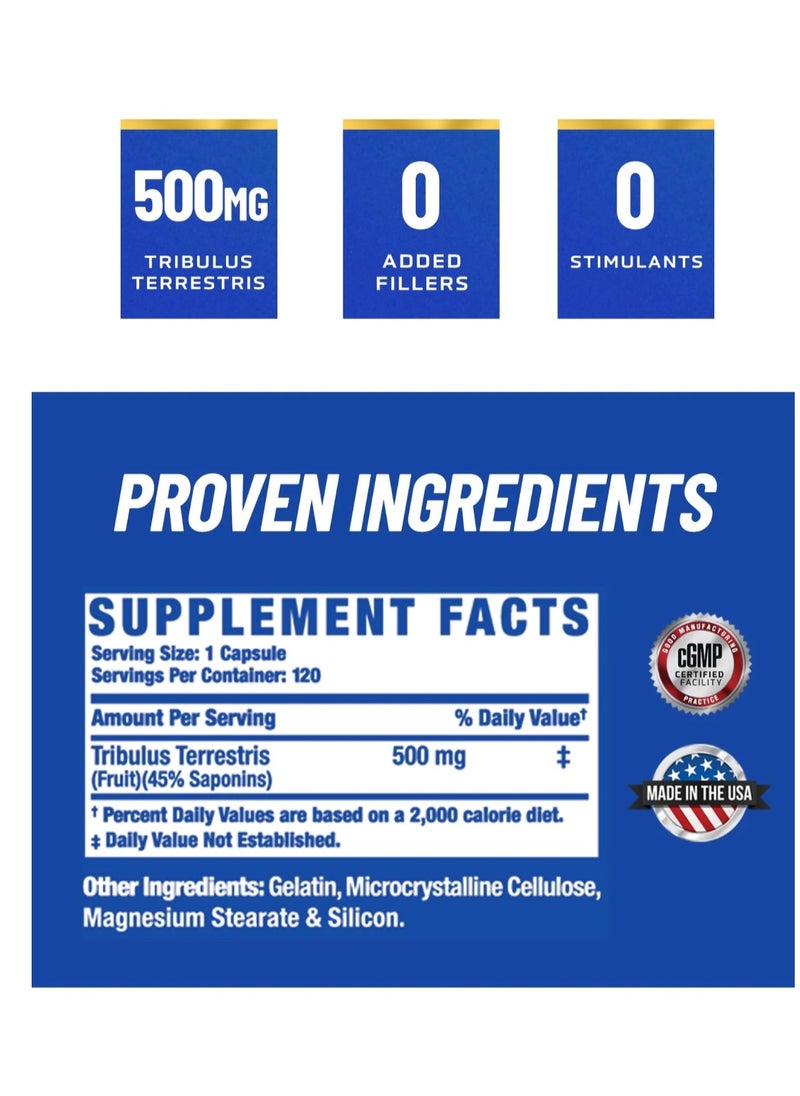 RONNIE COLEMAN Tribulus XS, 120 Capsules  - Image 3