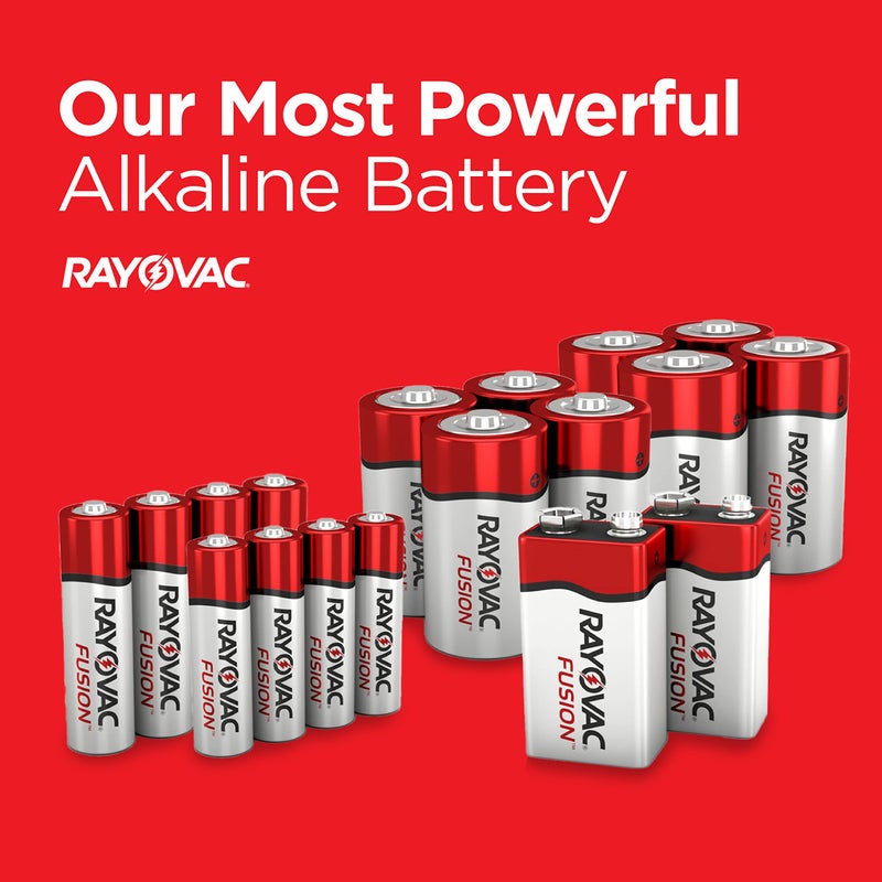 Rayovac Fusion AAA Batteries, Premium Alkaline Triple A Batteries (16 BatteryCount) - Image 2