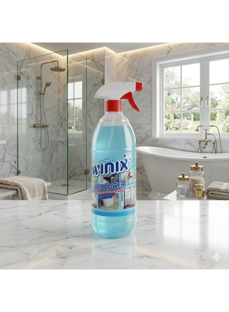 WINIX Pro Power Professional Bathroom Flash Toilet Wc Cleaner – Deep Descaling & Lime Scale Remover, 1L Spray Bottle - Image 2