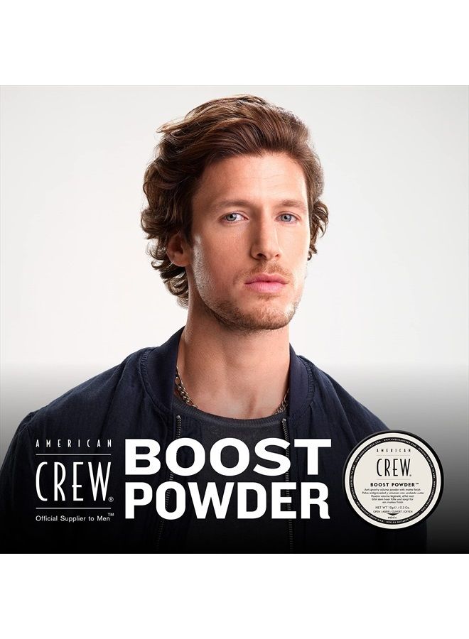 AMERICAN CREW بودرة تعزيز الشعر للرجال من أمريكان كرو، توفر رفع وحجم، 0.3 أونصة - Image 4