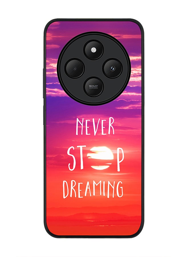 Stylizedd For Xiaomi Redmi 14C / 14R Case,Slim fit Camera Protection, Shockproof Thin Phone cover - Never stop dreaming - Image 1