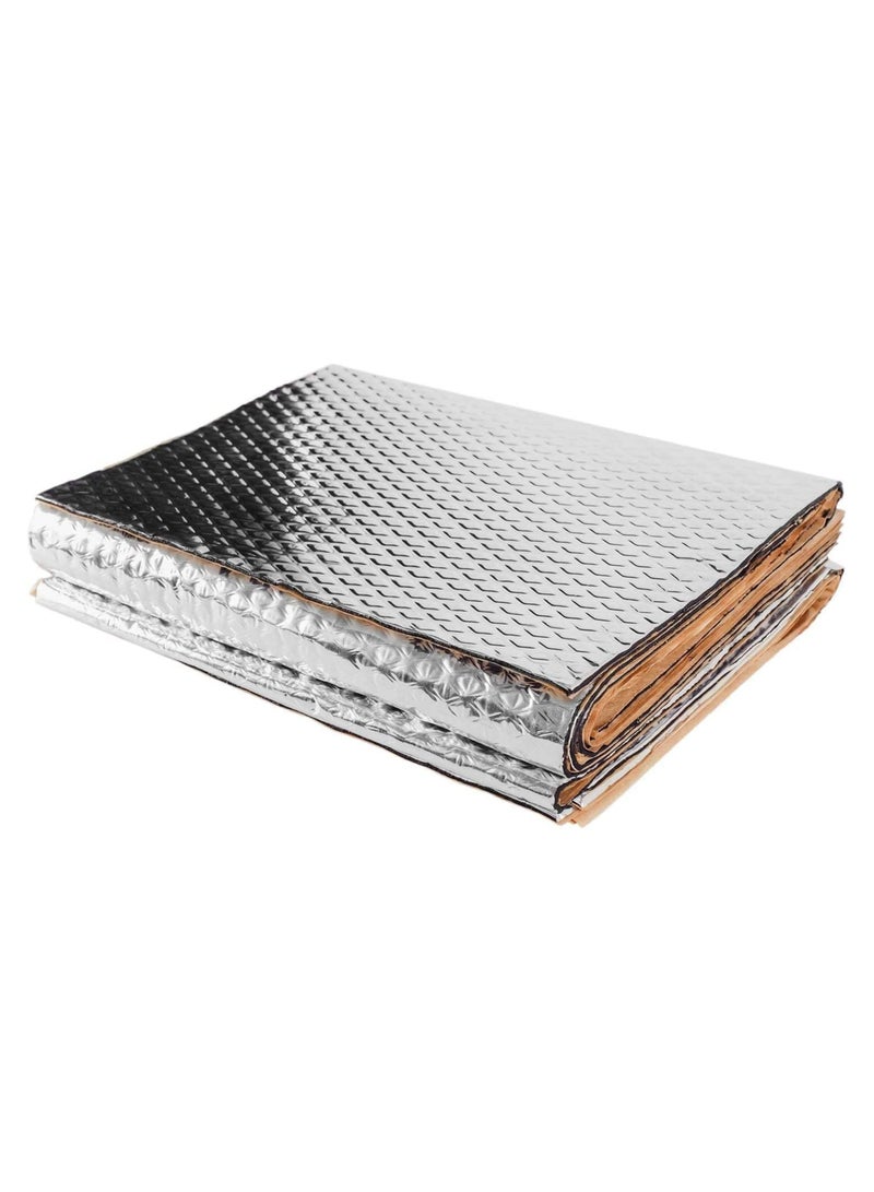 SYOSI 3mm thick self-adhesive soundproofing and shock-absorbing plate, car Sound deadening mat, Butyl Automotive Sound Deadener, Audio Noise Insulation and dampening(80cm*46cm) - Image 1