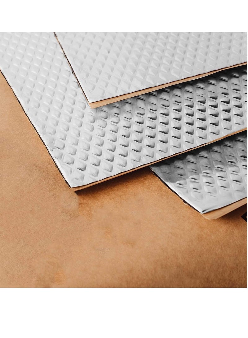 SYOSI 3mm thick self-adhesive soundproofing and shock-absorbing plate, car Sound deadening mat, Butyl Automotive Sound Deadener, Audio Noise Insulation and dampening(80cm*46cm) - Image 3