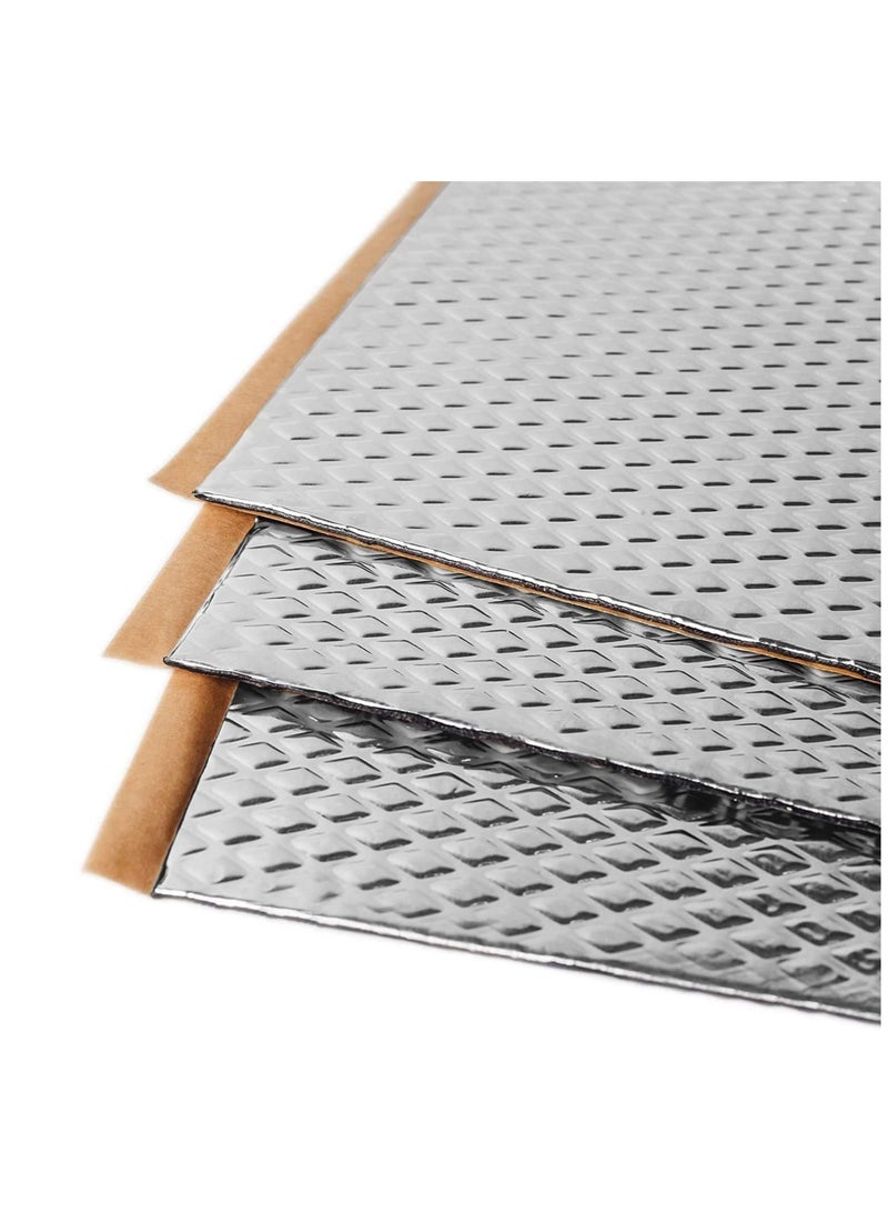 SYOSI 3mm thick self-adhesive soundproofing and shock-absorbing plate, car Sound deadening mat, Butyl Automotive Sound Deadener, Audio Noise Insulation and dampening(80cm*46cm) - Image 4