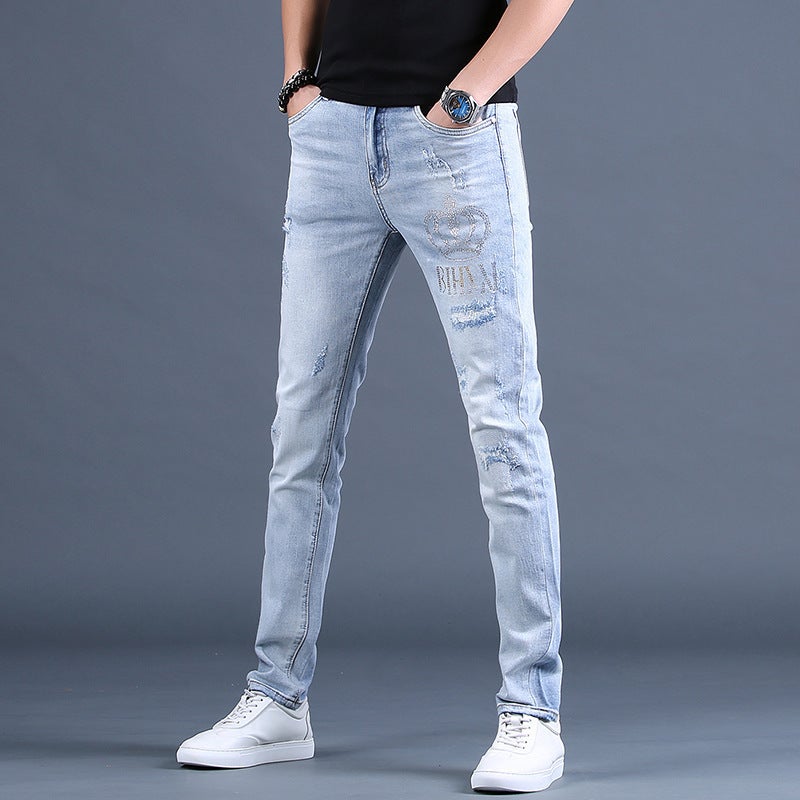 Unisex Casual Daily Denim Jeans - Image 3