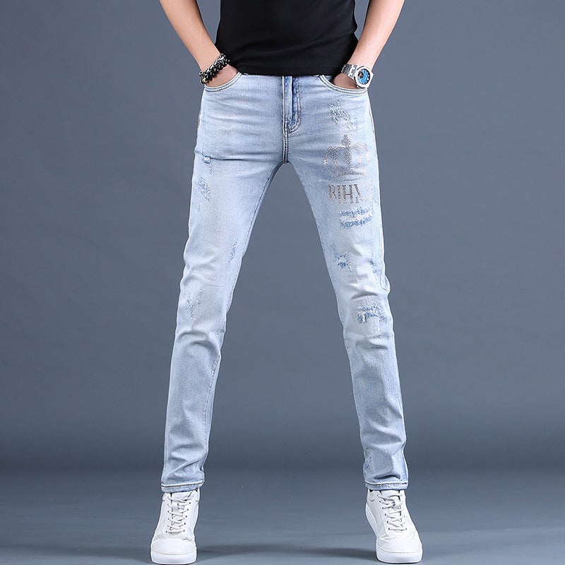 Unisex Casual Daily Denim Jeans - Image 1