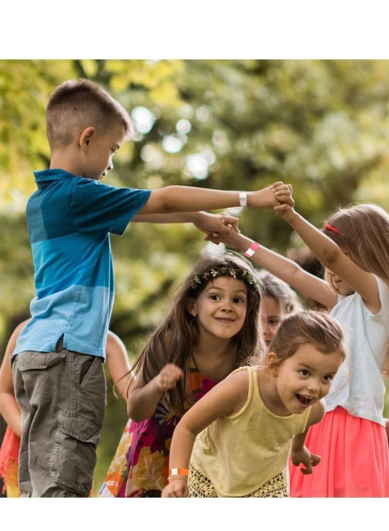 Paper Wristbands For Events Neon Wrist Colored Waterproof Hand For Party Clubs Lightweight Concert Adhesive 240 Pack - Image 4