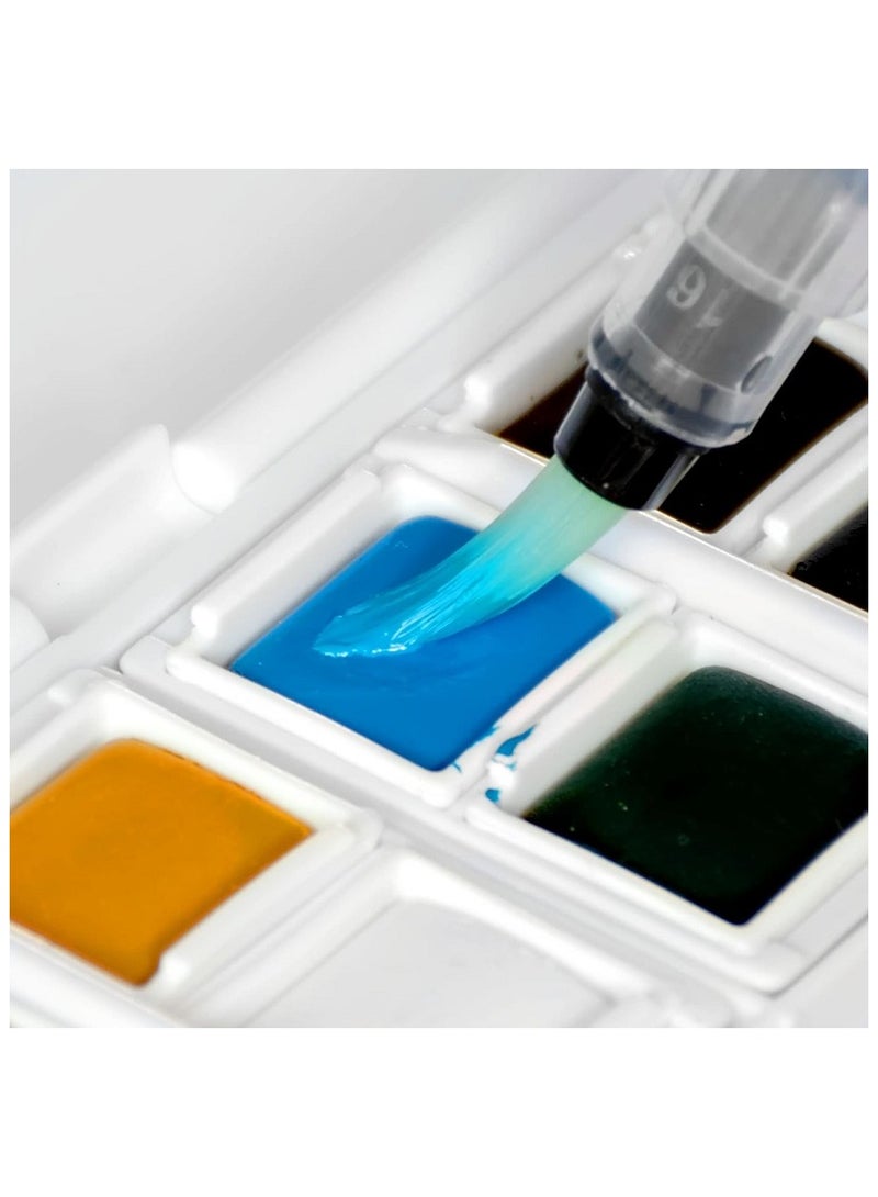 Superior -24 Watercolor Painting Set With Paintbrush - Image 5