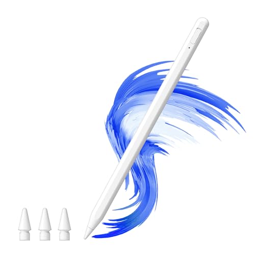 Uogic Stylus Pen with Shortcut Function, Active Pencil for iPad 6/7/8/9/10, Pro 11"/12.9", Air 3/4/5, mini 5/6, Pro M4, Air M2 - Image 1