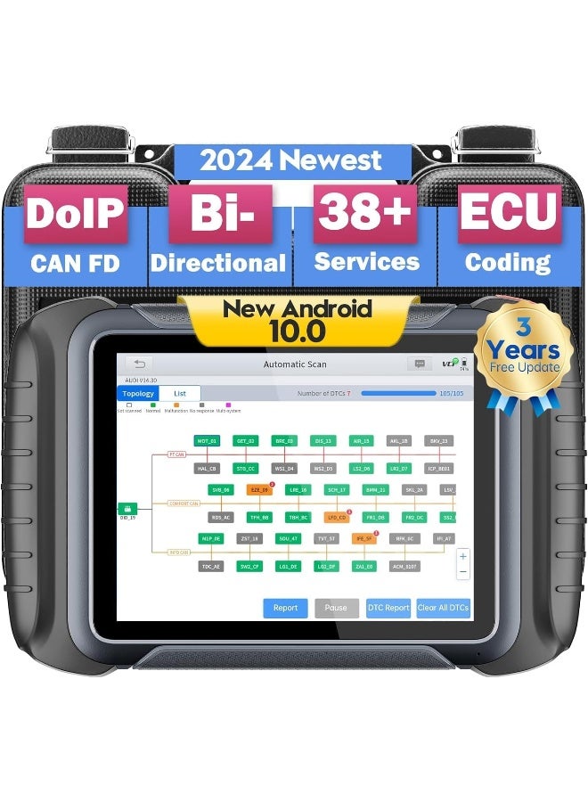 XTOOL XTOOL D8S OBD2 Scanner: 2025 Bidirectional Car Diagnostic Tool 2.0  - Image 1