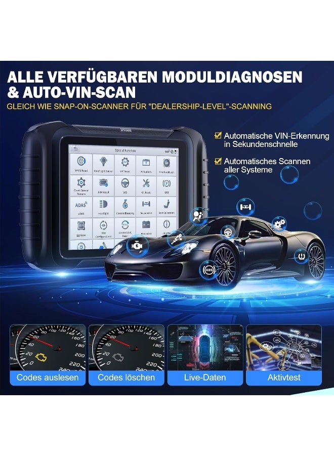 XTOOL XTOOL D8S OBD2 Scanner: 2025 Bidirectional Car Diagnostic Tool 2.0  - Image 4