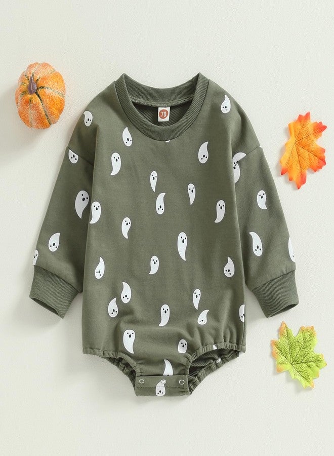 Thorn Tree Halloween Baby Boy Girls Sweatshirt Long Sleeve Romper Oversize Sweater Crewneck Fall Winter Clothes - Image 2
