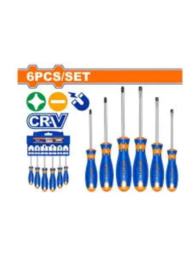 6-Piece Screwdriver Set – Rubber Grip