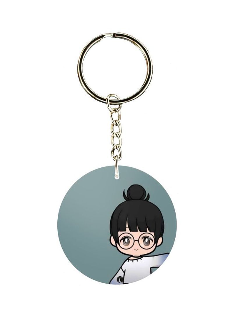 RKN Printed Single Sided Keychain