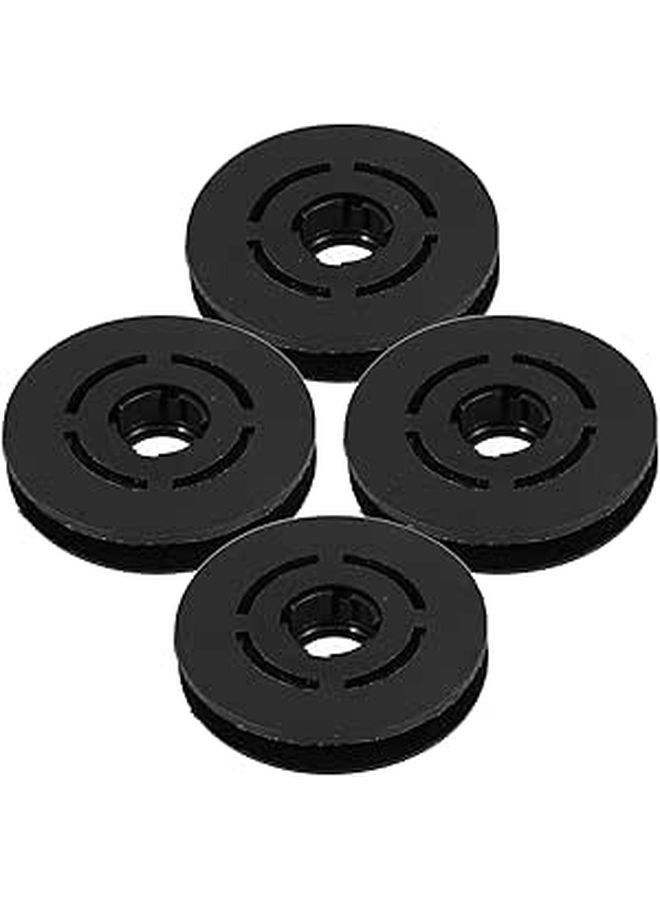 Universal Car Floor Mat Clips Set Of 4 Black Carpet Retainers For Vehicle Interior - Image 1