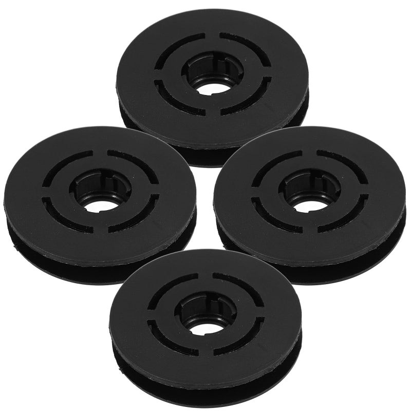 Universal Car Floor Mat Clips Set Of 4 Black Carpet Retainers For Vehicle Interior - Image 2