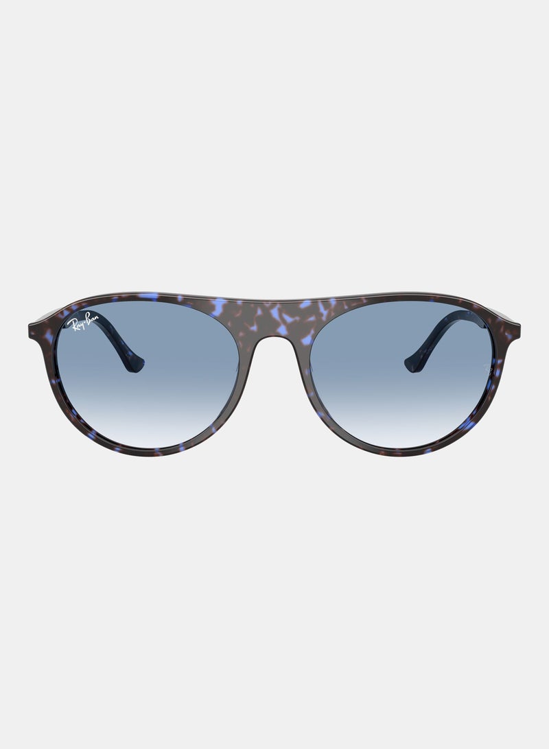 راي بان Unisex Full-rimed Aviator Sunglasses 2215, 56, 1430, 3F - Image 1