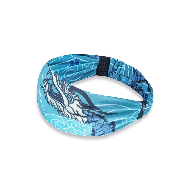 Coreteq Printed Multifunction Sports Sweatband Headband Microfiber Men and Women (Calm Blue) - Image 3
