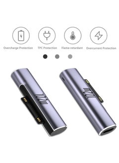 NIBEMINENT Microsoft Surface Connect to Type-C Female Adapter, 120W PD 15V-3A/6.8A USB Power Charger Cable Connector Compatible for Pro Series, Book Laptop Series  - Image 4