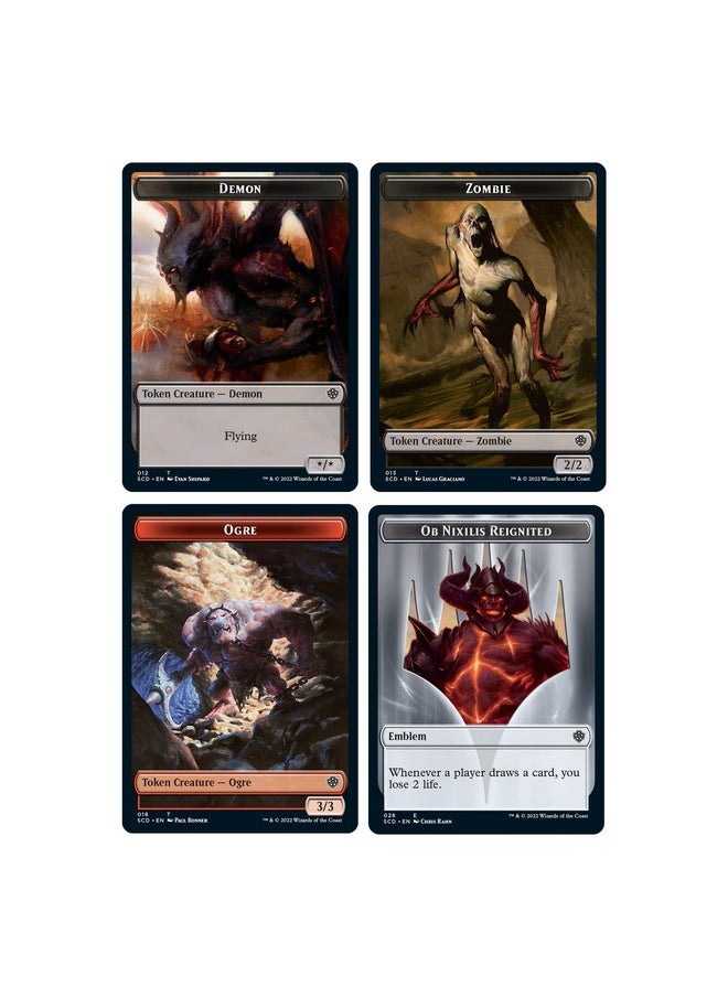 Magic: The Gathering Starter Commander Deck - Chaos Incarnate (Black-Red) | Ready-to-Play Deck for Beginners and Fans | Ages 13+ | Collectible Card Games