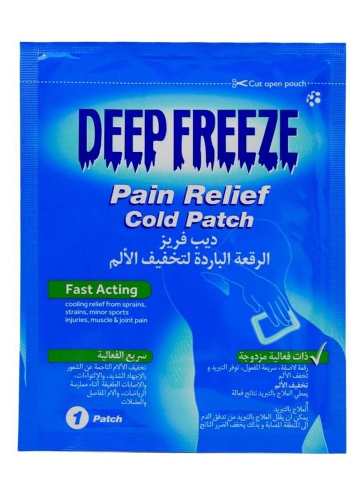 Deep Freeze - Pain Relief Cold Patch 1'S - Image 1