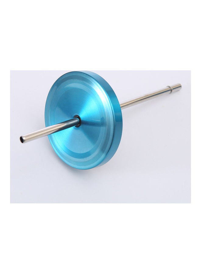 Stainless Steel Insulated Coffee Tumbler Cup with Lid and Straw Blue - Image 2