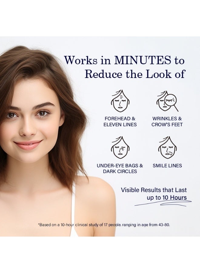 YOOJ 2-PACKS Eye Serum - Visibly Reduces Under-Eye Bags, Wrinkles, Dark Circles, Fine Lines & Crow's Feet Instantly, Anti Aging Wrinkle Remover for Eye 10ml*2 - Image 3