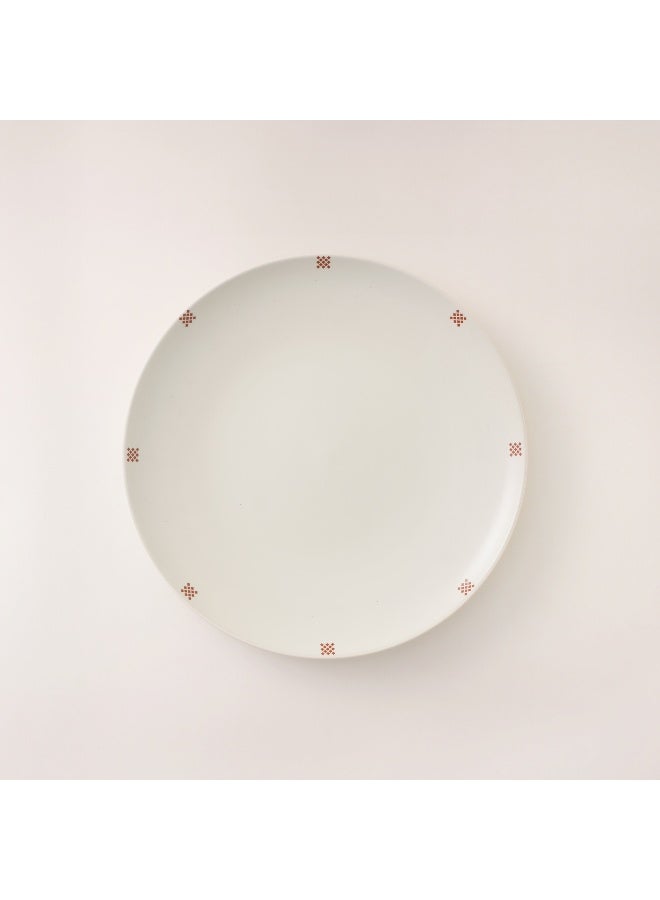 La Mesa طقم عشاء من 18 قطعة من مجموعة نسيج، بني - Image 3