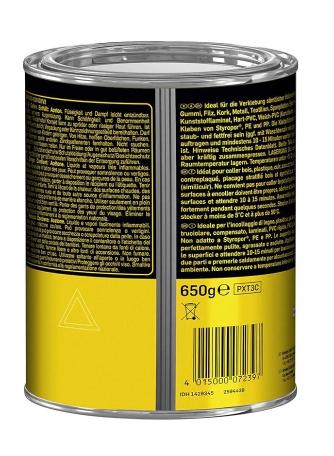 Pattex Pattex Super Strong Clear Seam Adhesive - 650g - Ultra-strong, versatile adhesive for instant and permanent bonding of a wide range of materials - Heat and moisture resistant - Ideal for crafts, home repairs, and industrial projects - Dries clear for professional, invisible results  - Image 2