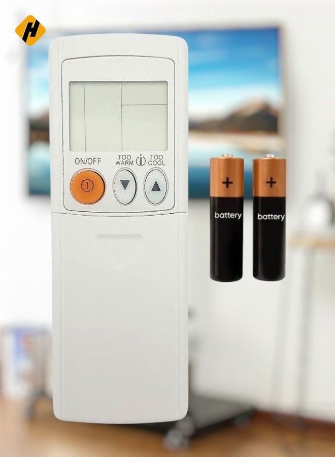 HuHa Replacement Compatible Mitsubishi Air Conditioner Universal Remote – Works with MSZ-A12NA, MSZ-GE09NA, MSZ-A15NA, MSZ-D30NA & More – Celsius Display Only, Cannot Switch to Fahrenheit – Easy Control, Battery Included  - Image 2
