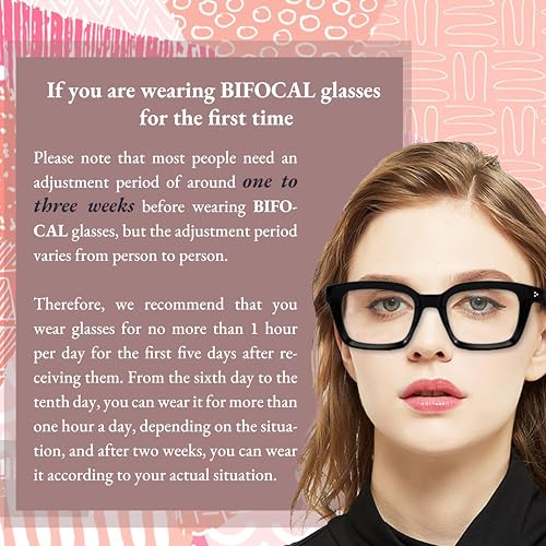 HIYANJN Bifocal Reading Glasses For Women Men Blue Light Computer Readers Clear Top Transition Ladies Eyewear - Image 5