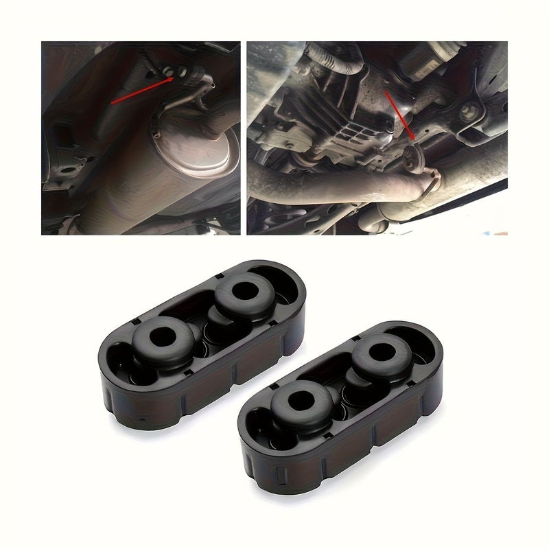2pcs Heavy Duty Exhaust Muffler Hooks Rubber Insulators With 2 Holes 0 5 Inch Diameter Motorcycle ATV Scooter Exhaust System Easy Installation - Image 4