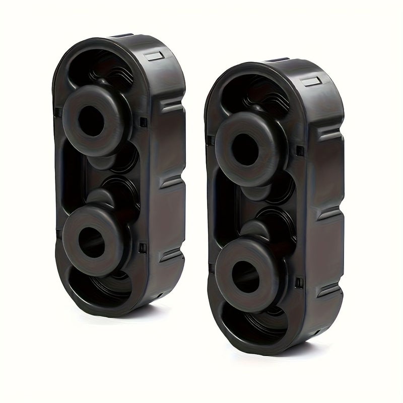 2pcs Heavy Duty Exhaust Muffler Hooks Rubber Insulators With 2 Holes 0 5 Inch Diameter Motorcycle ATV Scooter Exhaust System Easy Installation - Image 5