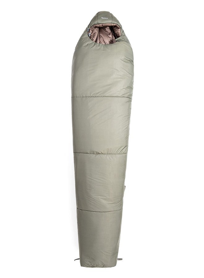 Tripole Shivalik Minus Ten Degree Comfort Nylon Polyester Unisex Mummy Sleeping Bag (Army Green) - Image 1