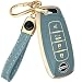 Lucrum Compatible with Nissan Key Fob Cover Leather Keychain - Image 2